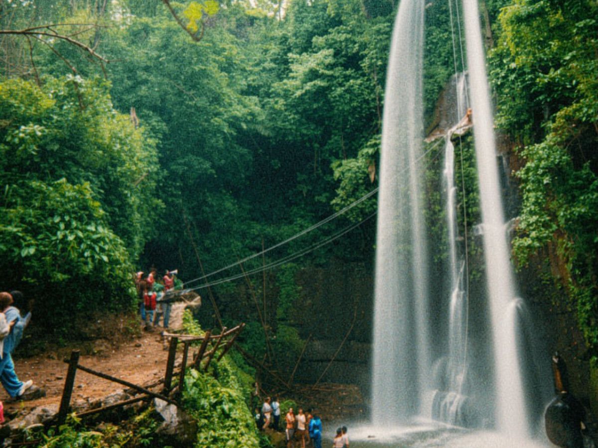 Hidden Waterfall in Tetebatu