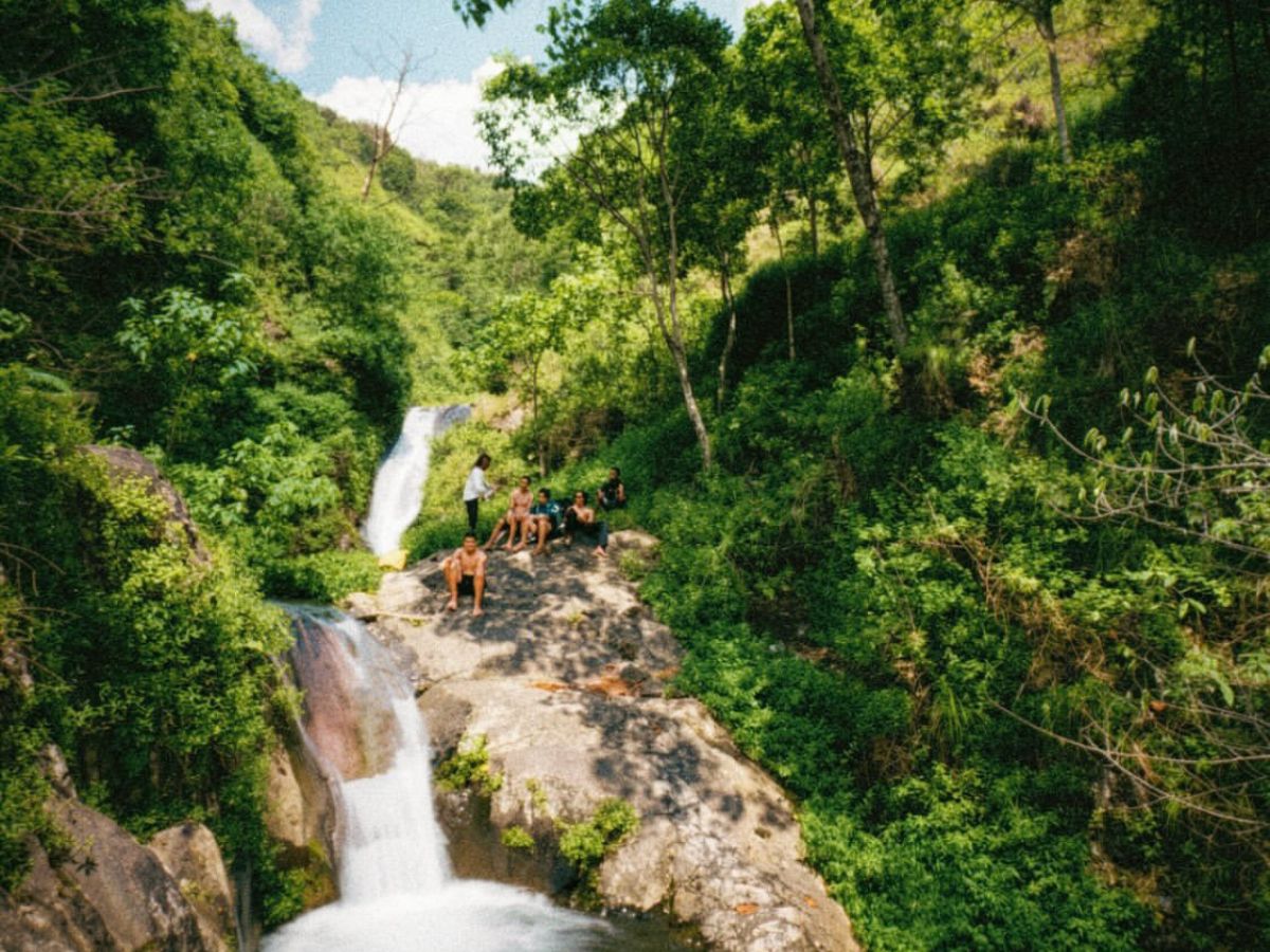 Secret Waterfall Adventure in Tetebatu