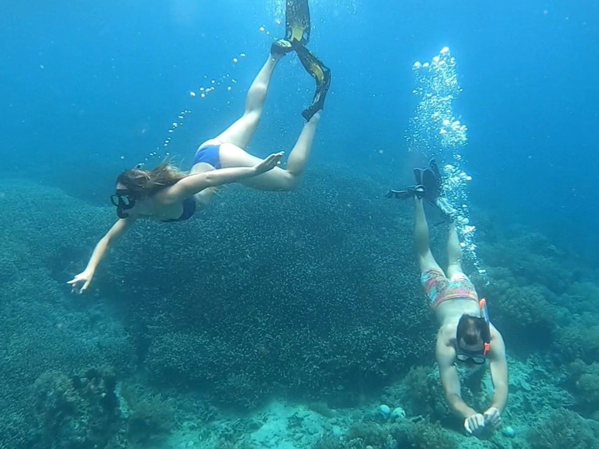 snorkeling gili air lombok island